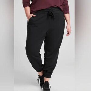 Athleta Recover Bounce Back Jogger Sweatpants, Black Size 1X